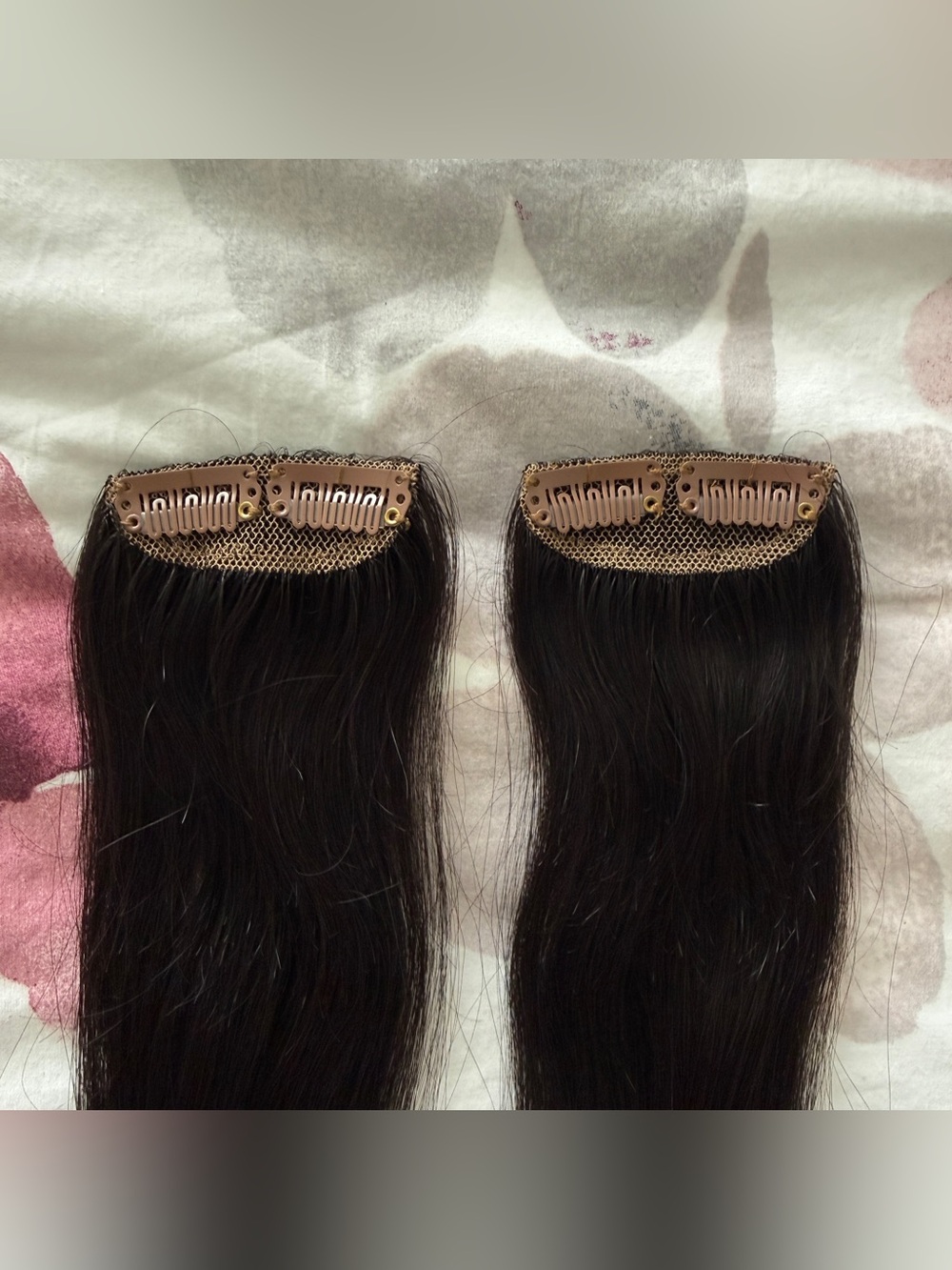 Luxy Hair Scalp Fill In Clip-In Off-Black Women's Hair Extensions - 4 Piece Set - Picture 3 of 7